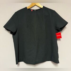 NwT SPANX Perfect FUNNEL Top L Shirt